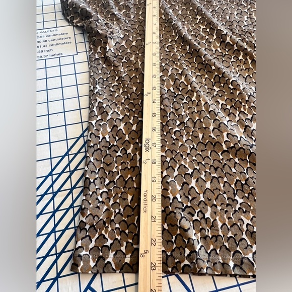 MONCLER ANIMAL PRINT MAGLIA TEE SZ M BLACK BROWN AUTHENTIC COTTON UNISEX - Picture 8 of 9